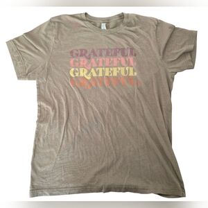 Greatful Short Sleeve Shirt Women's Large Olive Green